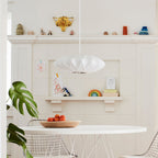 Cedrlyn Faux Silk Pendant Light-Moonnatur