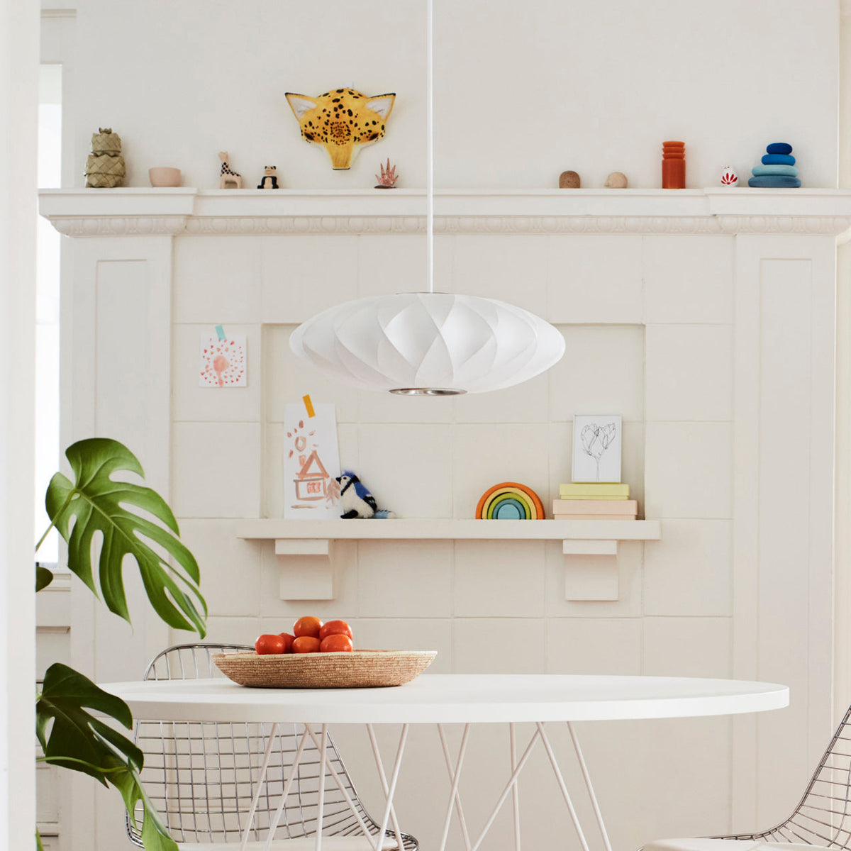 Rinelle Silk Pendant Lamp-Moonnatur