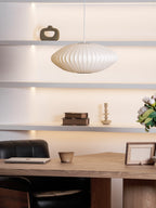 Cedrlyn Faux Silk Pendant Light-Moonnatur