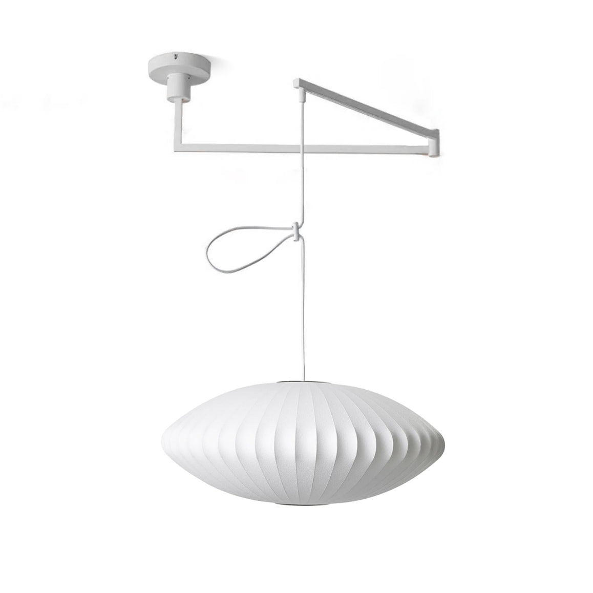 Rinelle Silk Pendant Lamp-Moonnatur