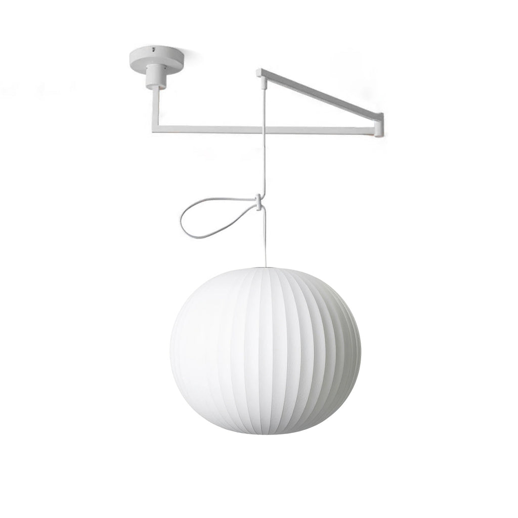 Rinelle Silk Pendant Lamp-Moonnatur