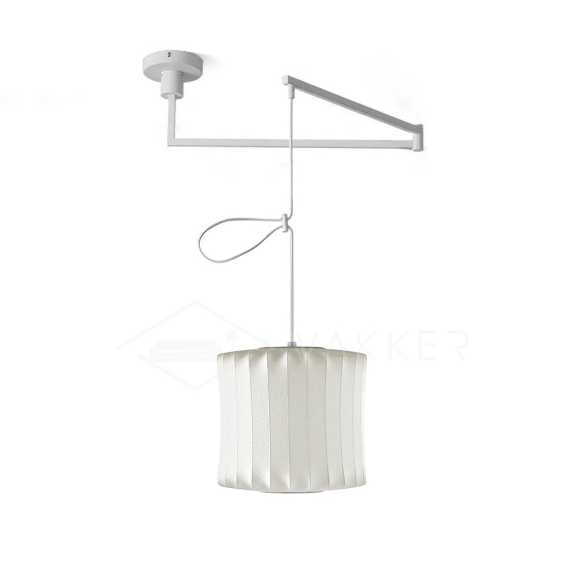Rinelle Silk Pendant Lamp-Moonnatur
