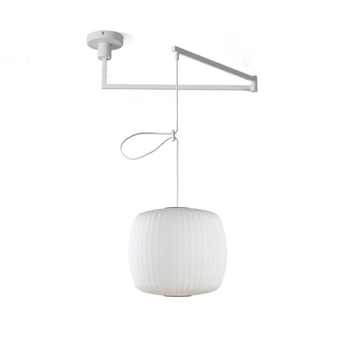 Rinelle Silk Pendant Lamp-Moonnatur