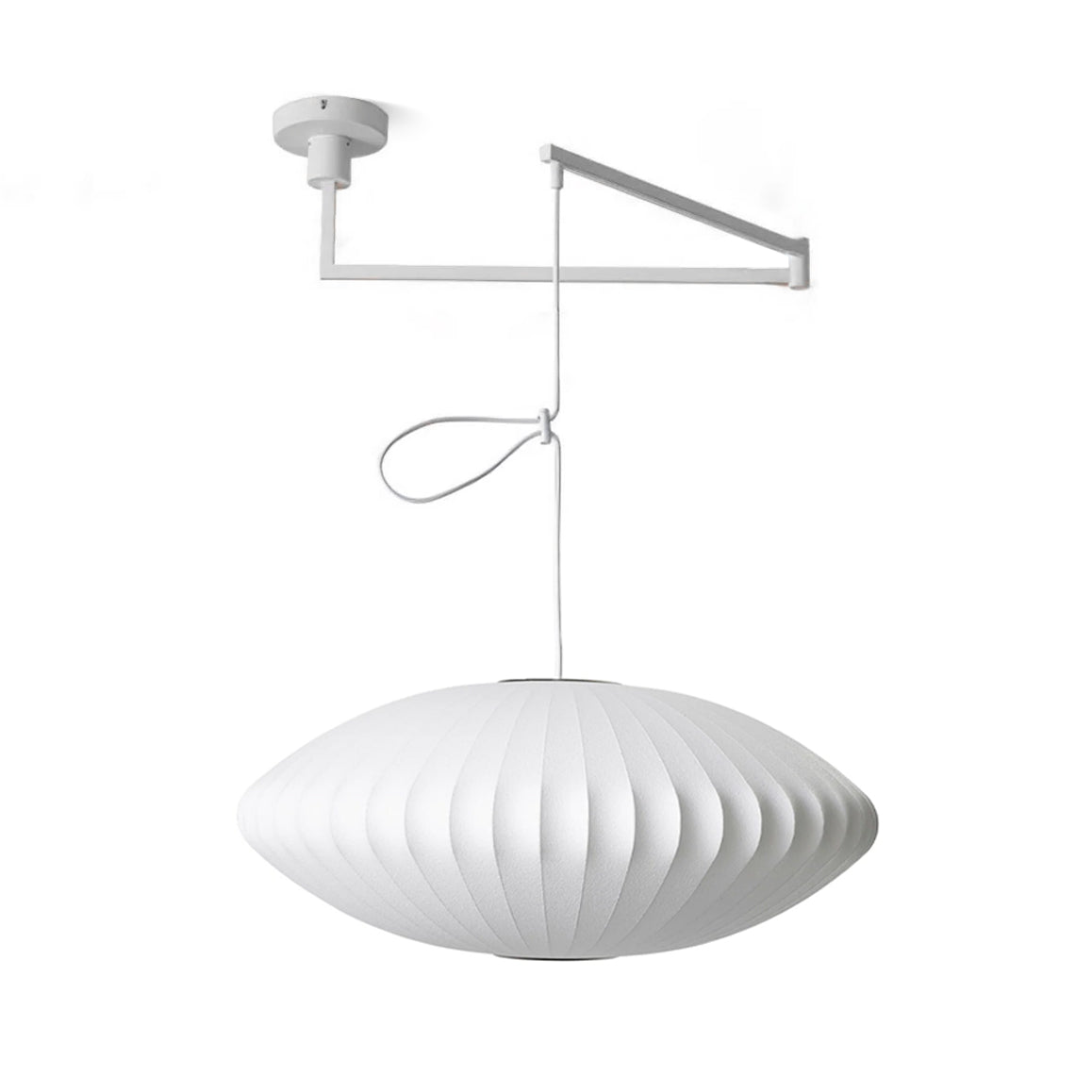 Rinelle Silk Pendant Lamp-Moonnatur