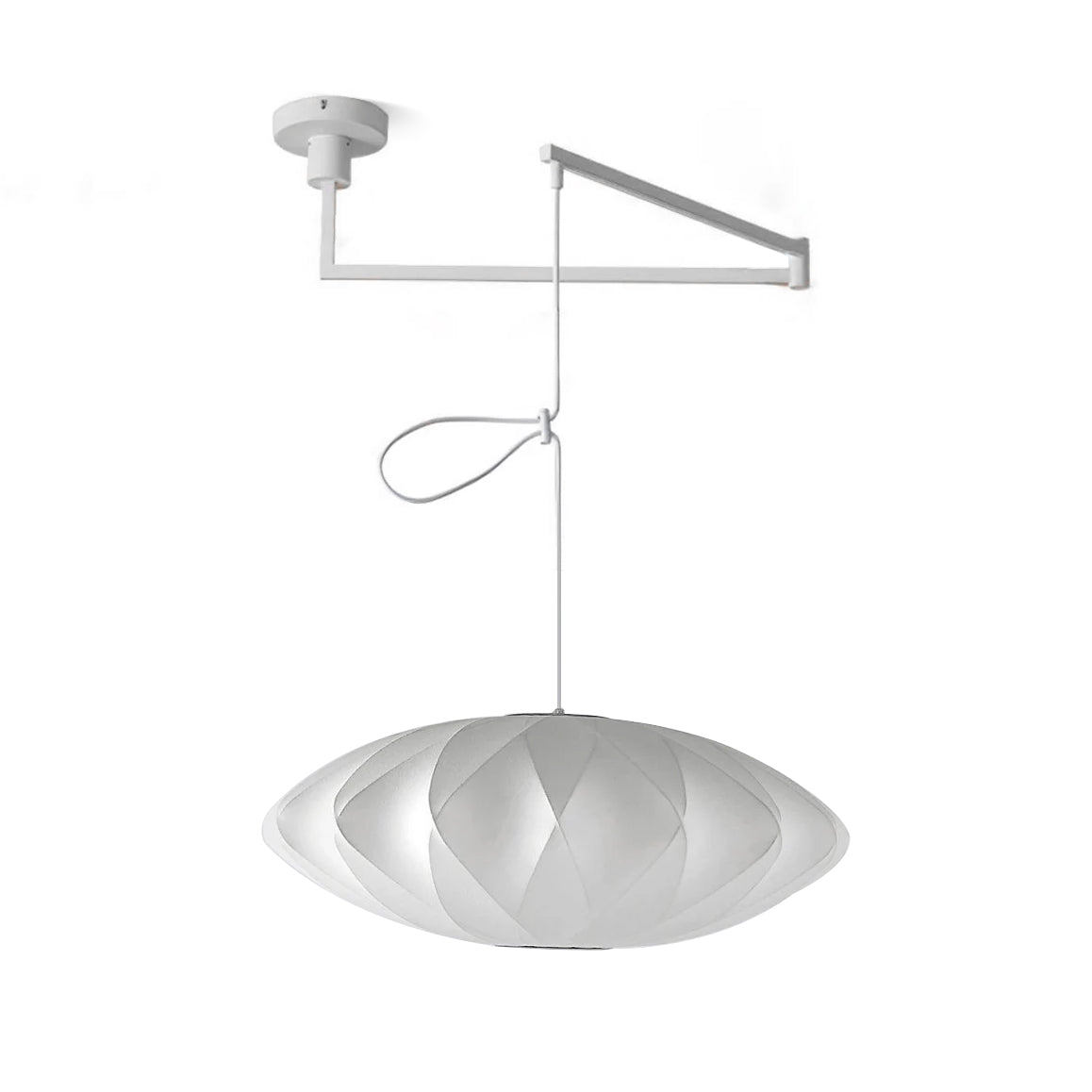 Rinelle Silk Pendant Lamp-Moonnatur