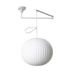 Rinelle Silk Pendant Lamp-Moonnatur
