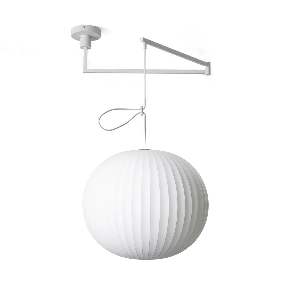 Rinelle Silk Pendant Lamp-Moonnatur