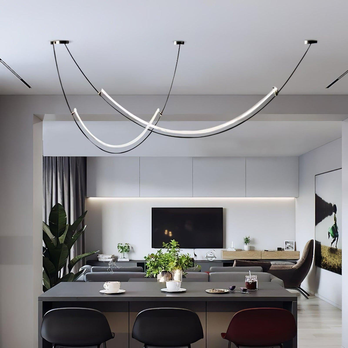 Islenis Acrylic Pendant Light-Moonnatur