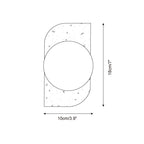 Marvenenna Travertine Wall Light-Moonnatur
