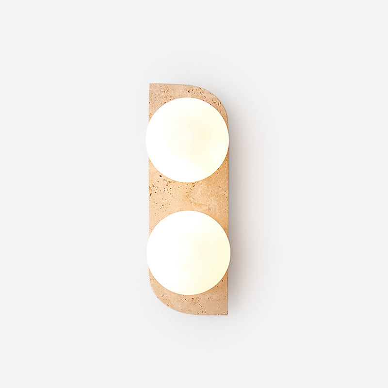 Marvenenna Travertine Wall Light-Moonnatur