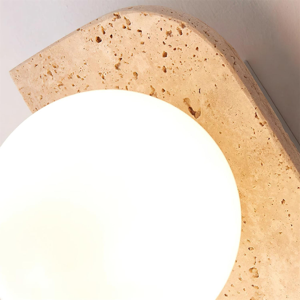 Marvenenna Travertine Wall Light-Moonnatur