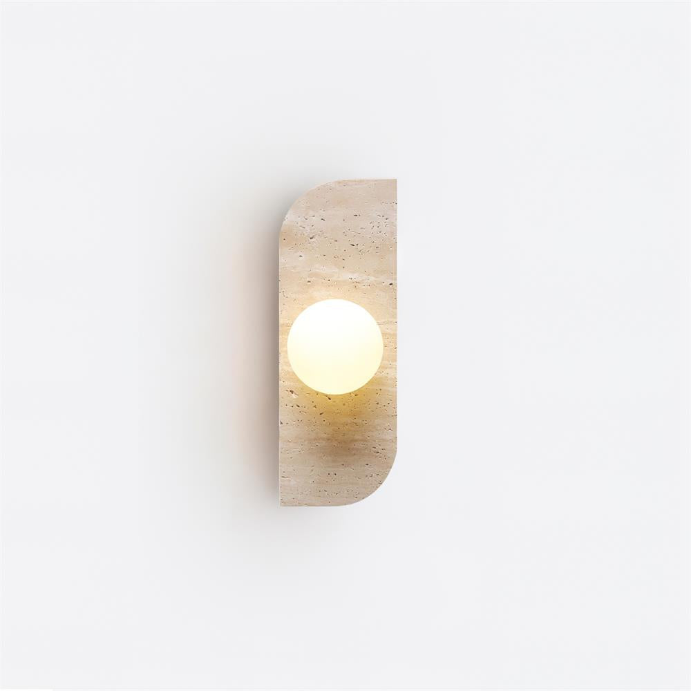 Marvenenna Travertine Wall Light-Moonnatur