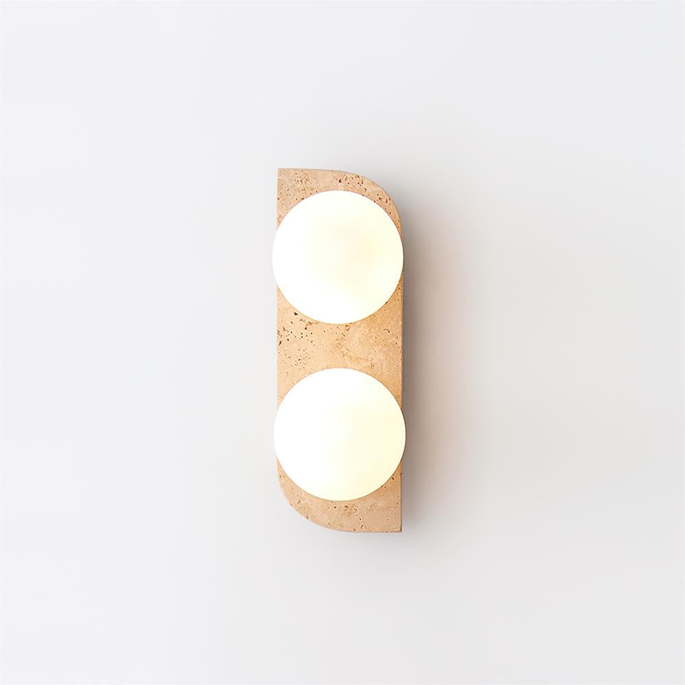 Marvenenna Travertine Wall Light-Moonnatur