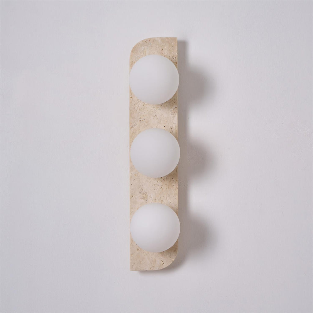 Marvenenna Travertine Wall Light-Moonnatur
