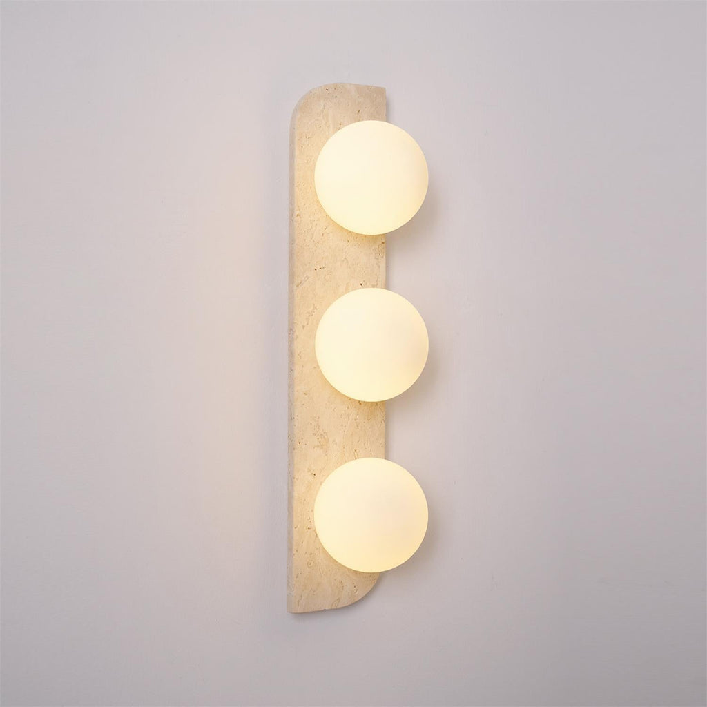 Marvenenna Travertine Wall Light-Moonnatur