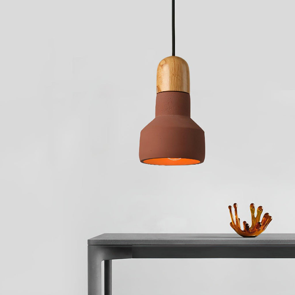 Cavenlark Cement Pendant Light-Moonnatur