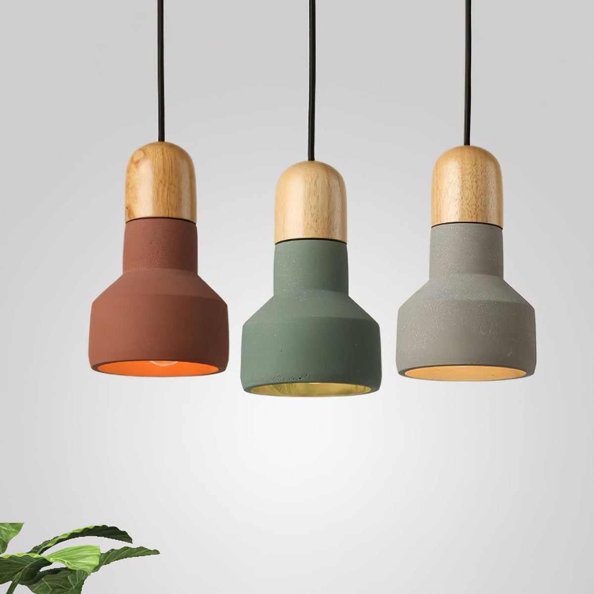 Cavenlark Cement Pendant Light-Moonnatur