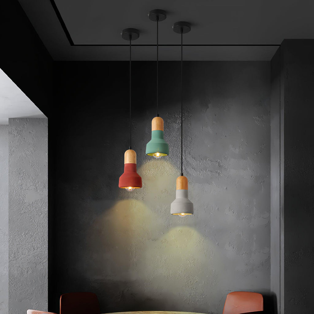 Cavenlark Cement Pendant Light-Moonnatur
