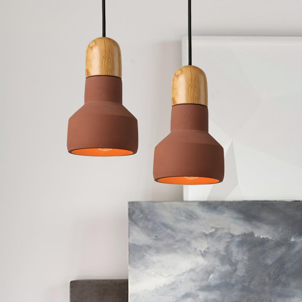 Cavenlark Cement Pendant Light-Moonnatur