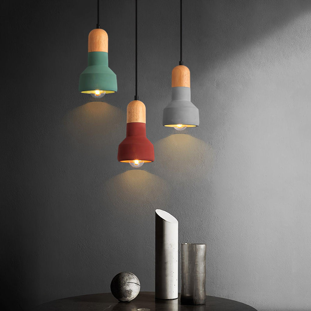 Cavenlark Cement Pendant Light-Moonnatur