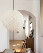 Loweneth Rattan Pendant Light-Moonnatur