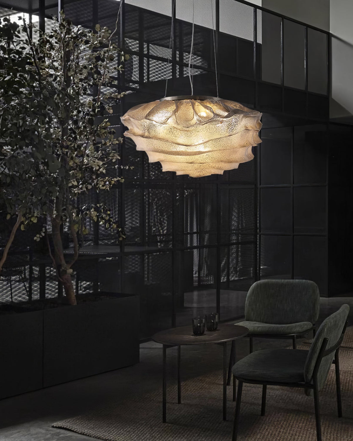 Doranara Stainless Steel Pendant Light-Moonnatur