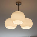 Perenune Glass Chandelier-Moonnatur