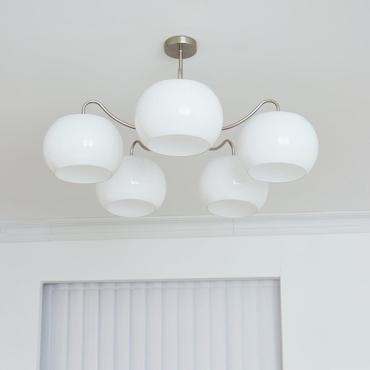 Perenune Glass Chandelier-Moonnatur