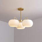 Perenune Glass Chandelier-Moonnatur