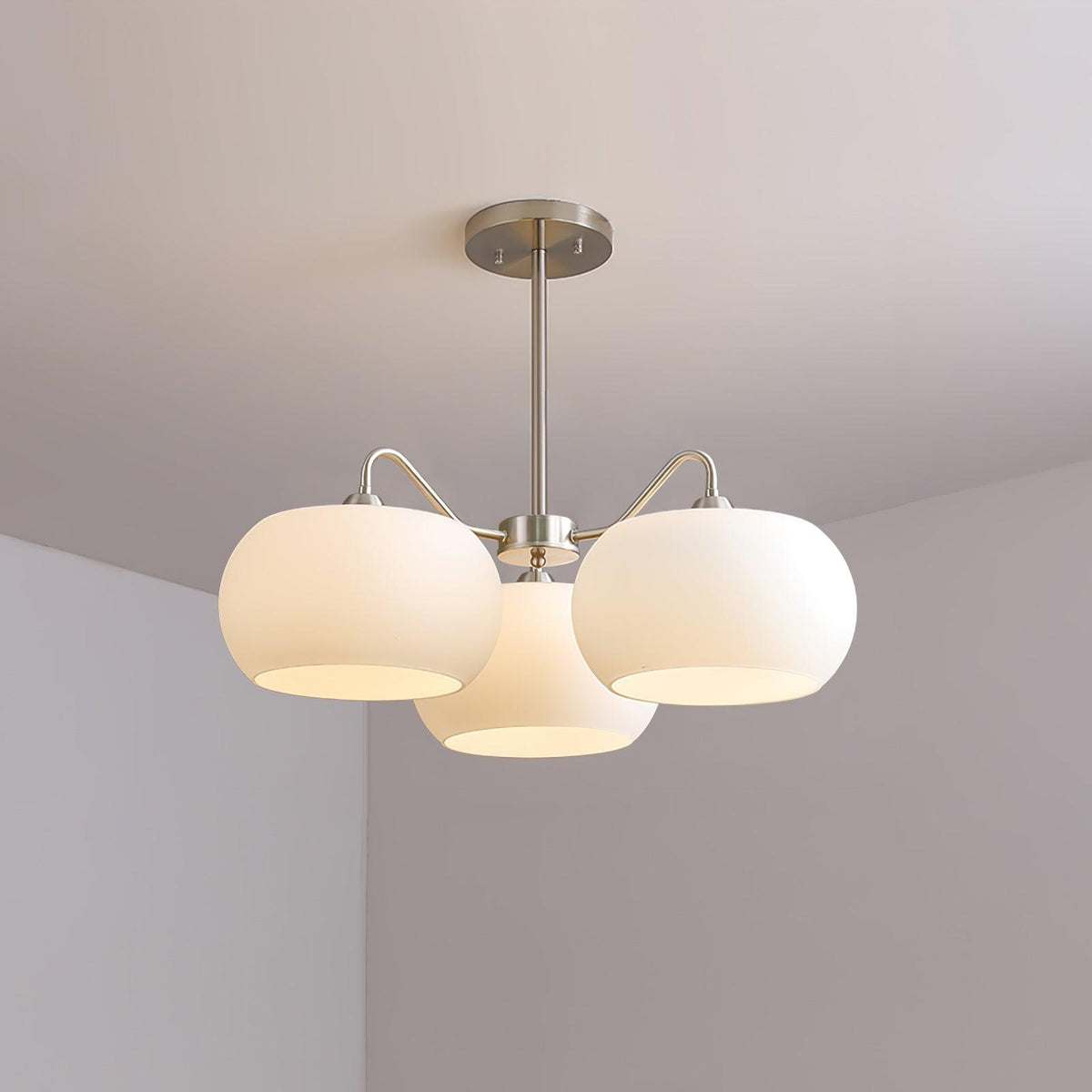 Perenune Glass Chandelier-Moonnatur