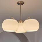 Perenune Glass Chandelier-Moonnatur