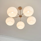 Perenune Glass Chandelier-Moonnatur