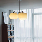 Perenune Glass Chandelier-Moonnatur