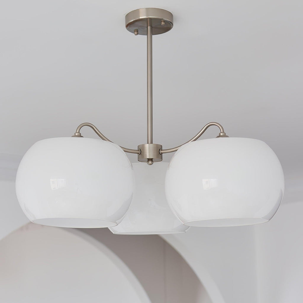 Perenune Glass Chandelier-Moonnatur