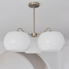 Perenune Glass Chandelier-Moonnatur