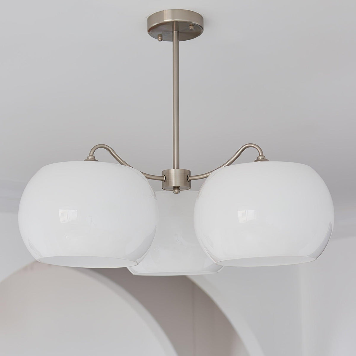 Perenune Glass Chandelier-Moonnatur