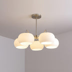 Perenune Glass Chandelier-Moonnatur