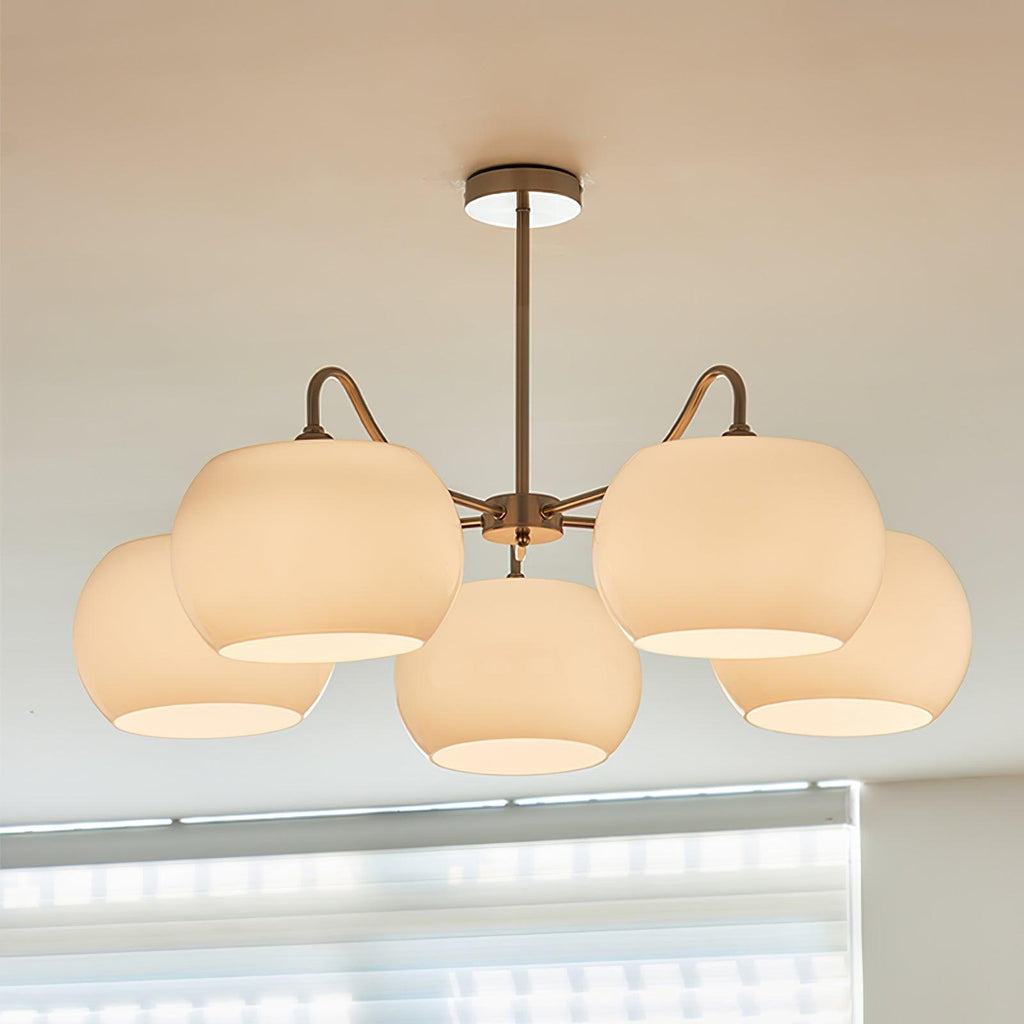 Perenune Glass Chandelier-Moonnatur