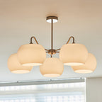 Perenune Glass Chandelier-Moonnatur