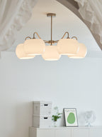 Perenune Glass Chandelier-Moonnatur