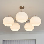 Perenune Glass Chandelier-Moonnatur