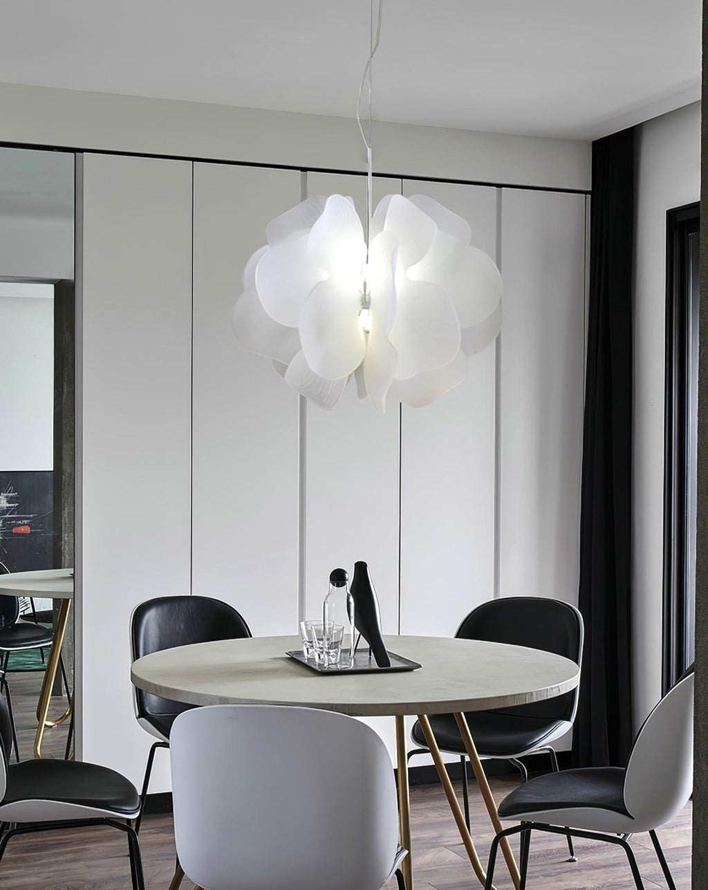 Caldenden Plastic Pendant Light-Moonnatur