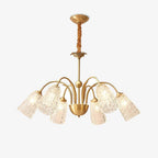 Elarith Glass Chandelier-Moonnatur