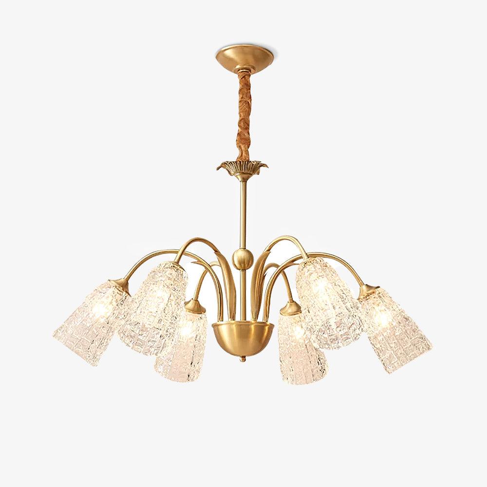 Elarith Glass Chandelier-Moonnatur