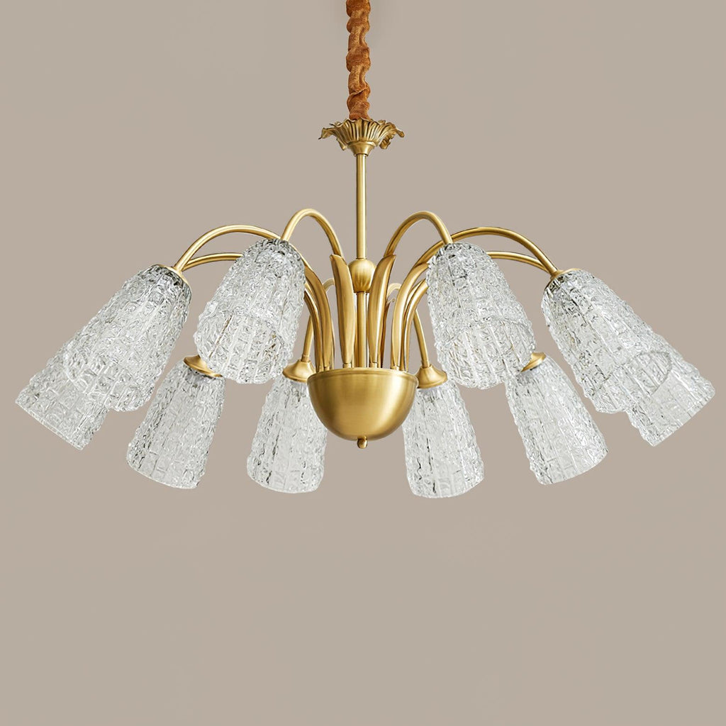 Elarith Glass Chandelier-Moonnatur