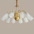 Elarith Glass Chandelier-Moonnatur