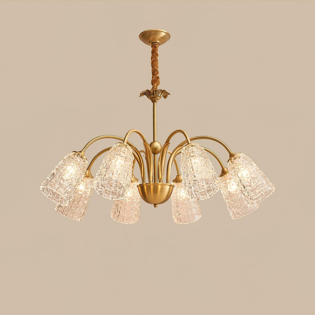 Elarith Glass Chandelier-Moonnatur