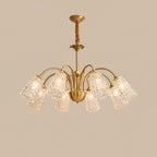 Elarith Glass Chandelier-Moonnatur