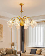 Elarith Glass Chandelier-Moonnatur