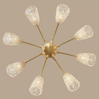Elarith Glass Chandelier-Moonnatur